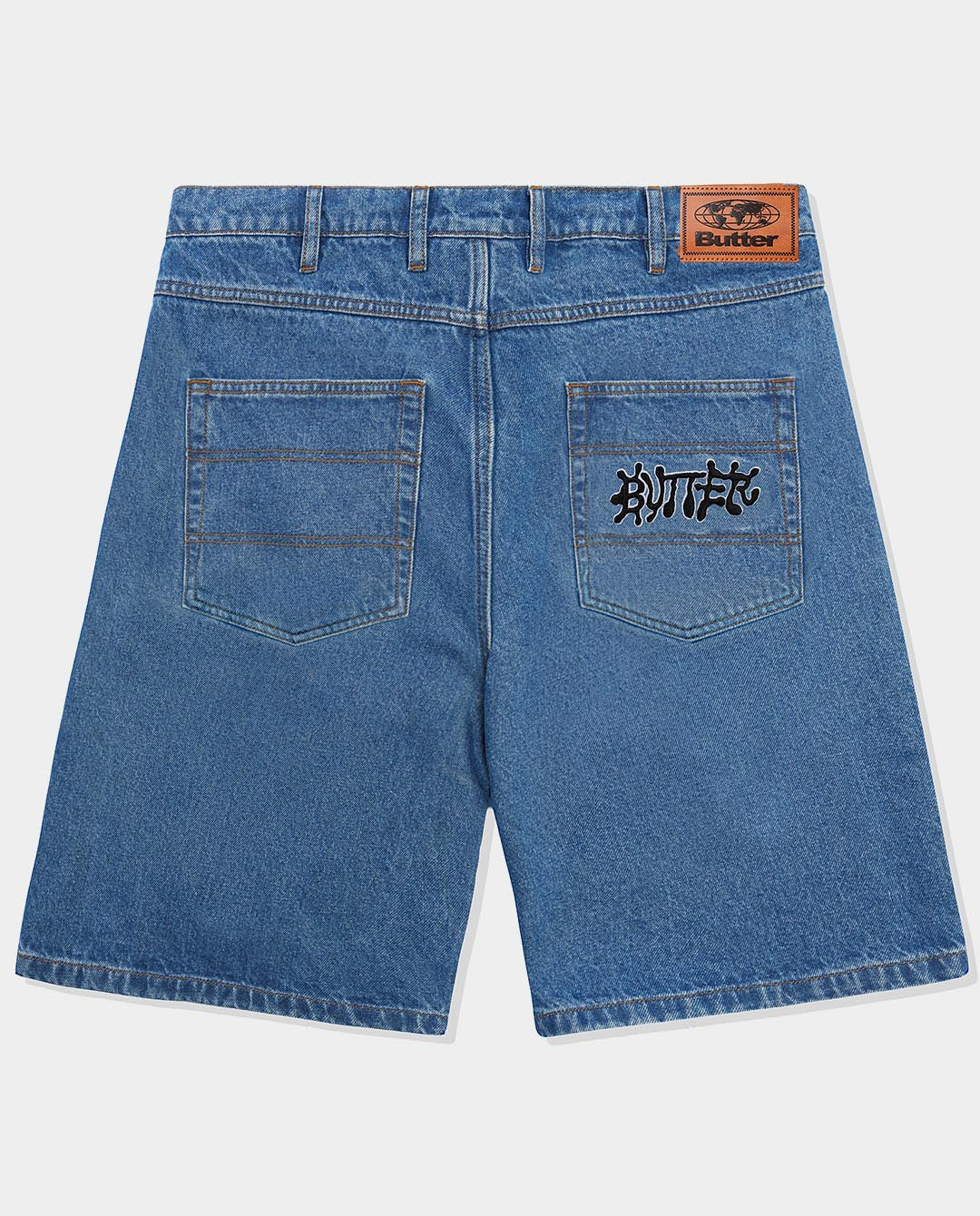 Butter Goods - Ink Denim Shorts - Worn Blue Shorts Butter Goods   