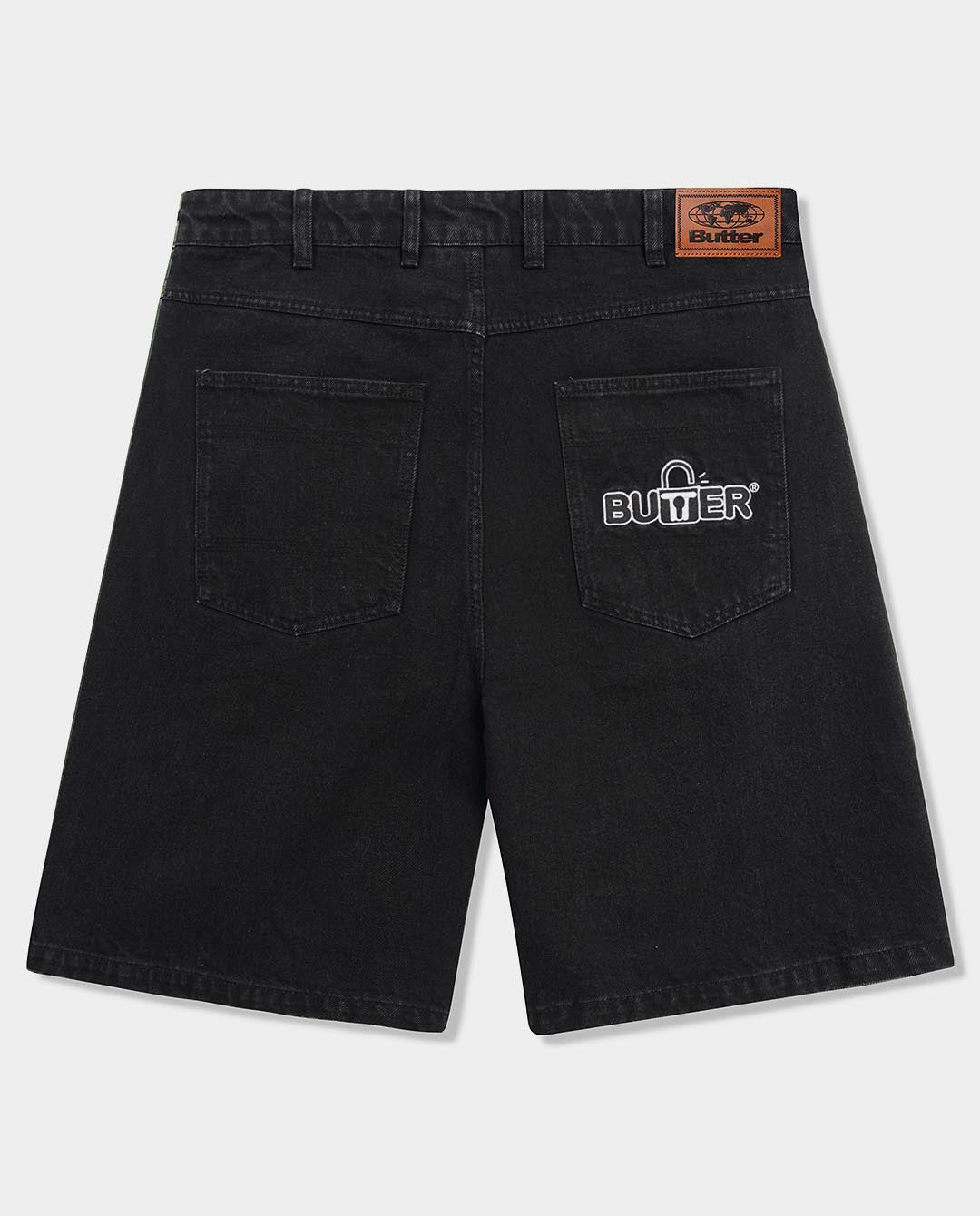 Butter Goods - Lock Denim Shorts - Flat Black Shorts Butter Goods   