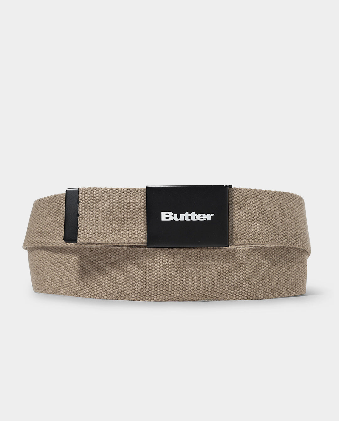 Butter Goods - Logo Woven Belt - Tan Belts Butter Goods