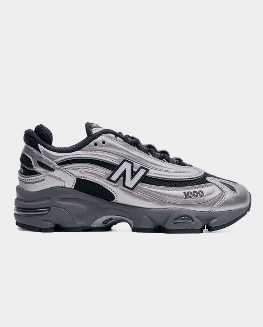 New Balance - 1000 Shoe - Black/Silver Metallic Shoes New Balance