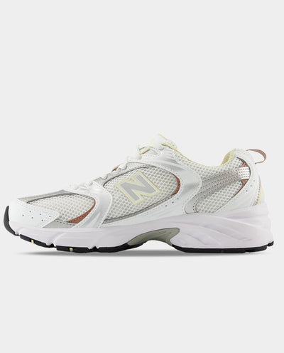 New Balance - 530 Shoe - White/Silver Shoes New Balance   