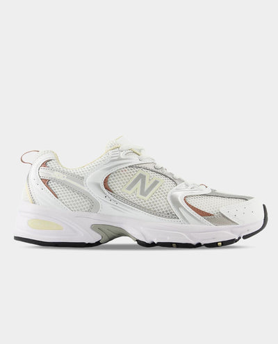 New Balance - 530 Shoe - White/Silver Shoes New Balance   