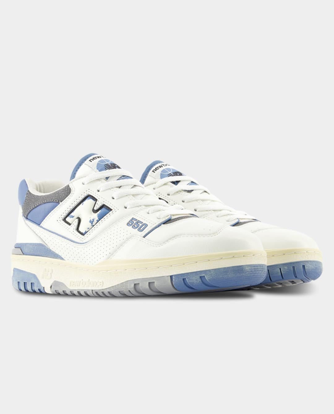 New Balance - 550 Shoe - White/Blue Shoes New Balance