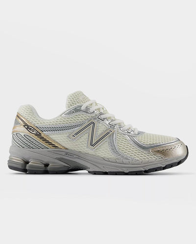 New Balance - 860 V2 Shoe - Sea Salt/Gold Metallic Shoes New Balance   