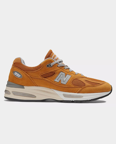 New Balance - Made in UK 991v2 Brights Revival Shoe - Yellow Shoes New Balance   