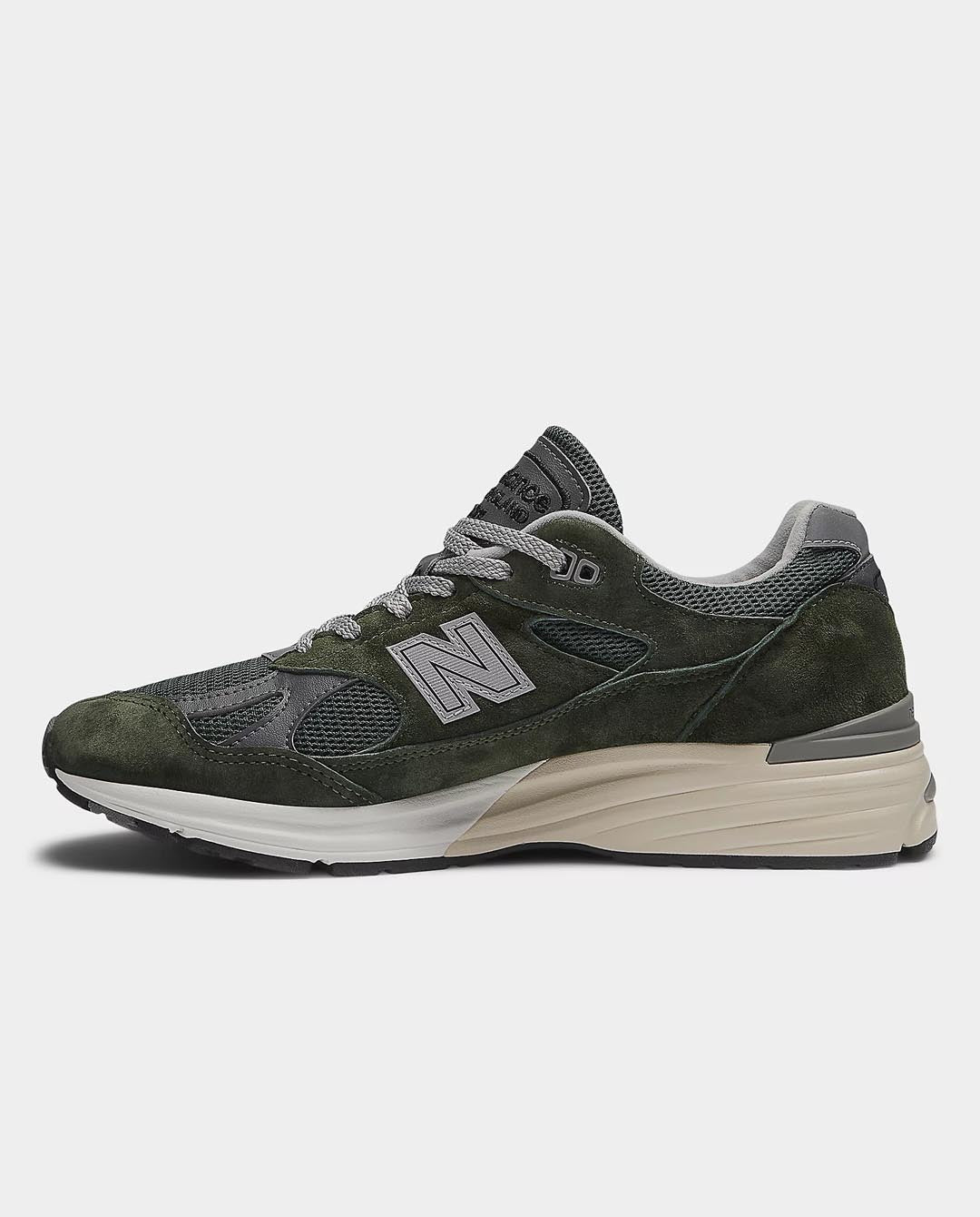 New Balance - Made in UK 991v2 Shoe - Green Shoes New Balance