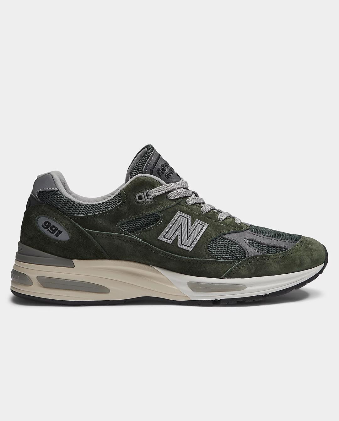 New Balance - Made in UK 991v2 Shoe - Green Shoes New Balance