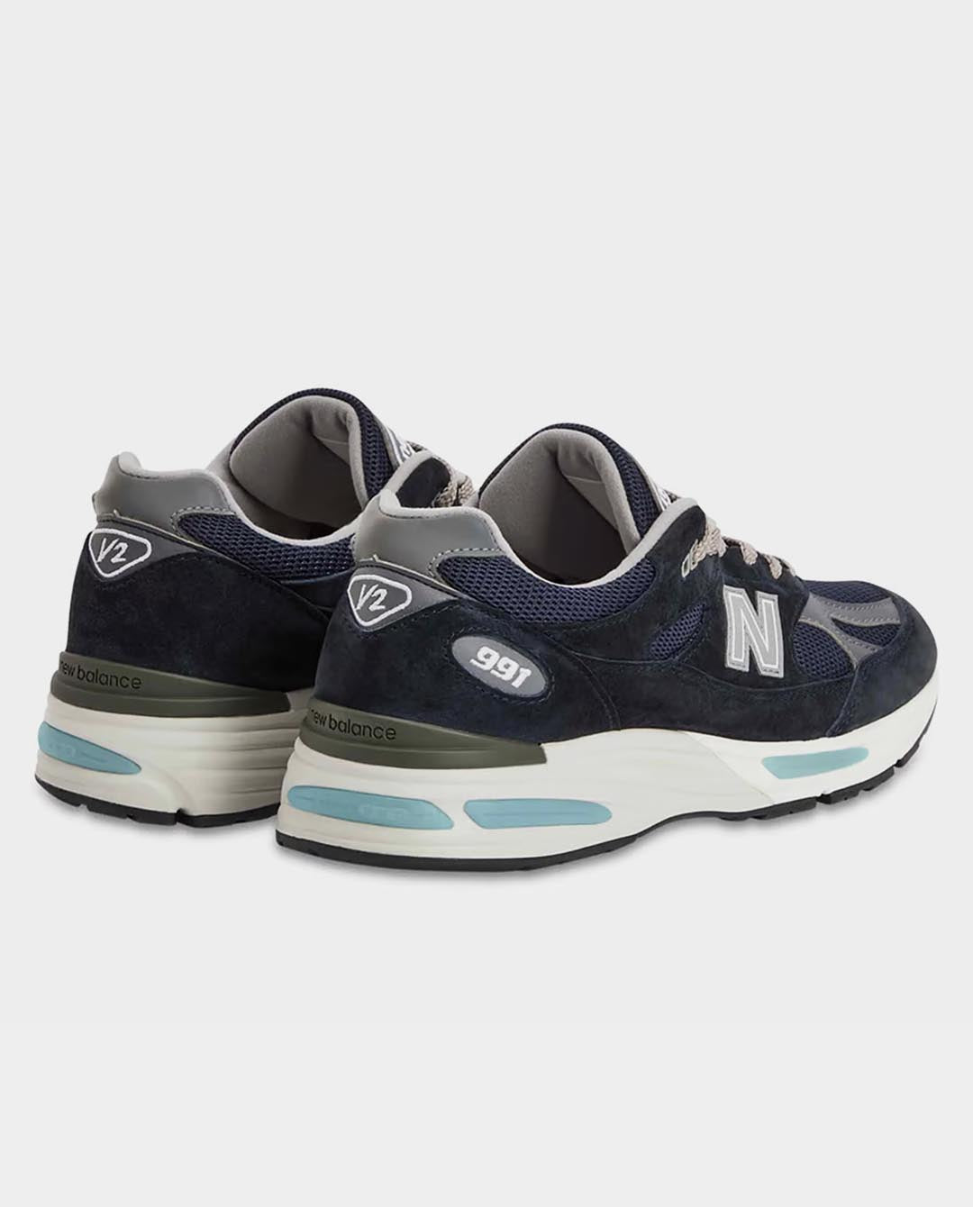 New Balance - Made in UK 991v2 Shoe - Navy Shoes New Balance   