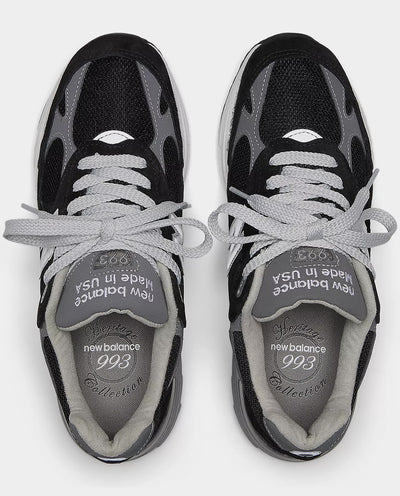 New Balance - Made in USA 993 Shoe - Black Shoes New Balance
