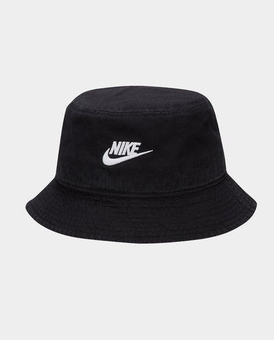 Nike - Apex Futura Washed Bucket Hat - Black Hats Nike   