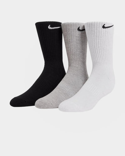 Nike - Everyday Cushioned 3pk Crew Sock - Multi Socks Nike   