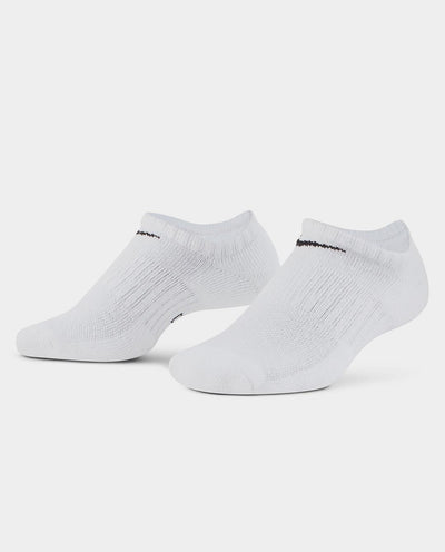 Nike - Everyday Cushioned No-Show 3pk Sock - White Socks Nike   