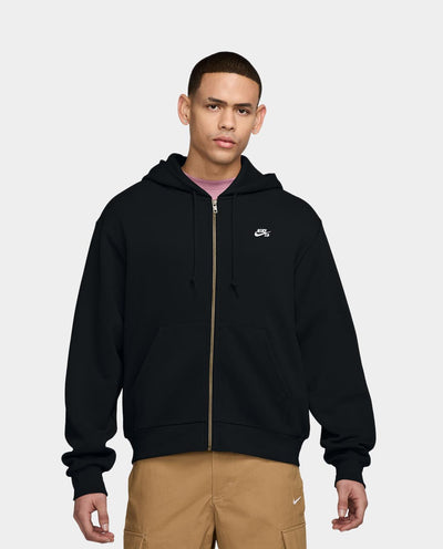 Nike SB - Full Zip Fleece Hood - Black Hoodies Nike   