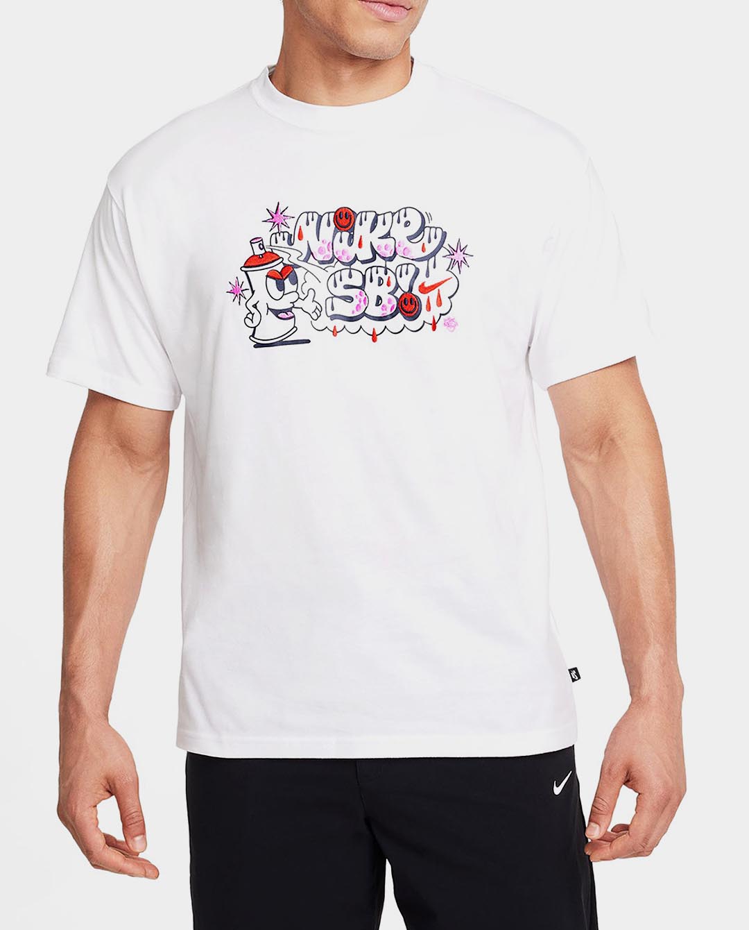 Nike SB - M90 Spray Can T-Shirt - White T-Shirts Nike   