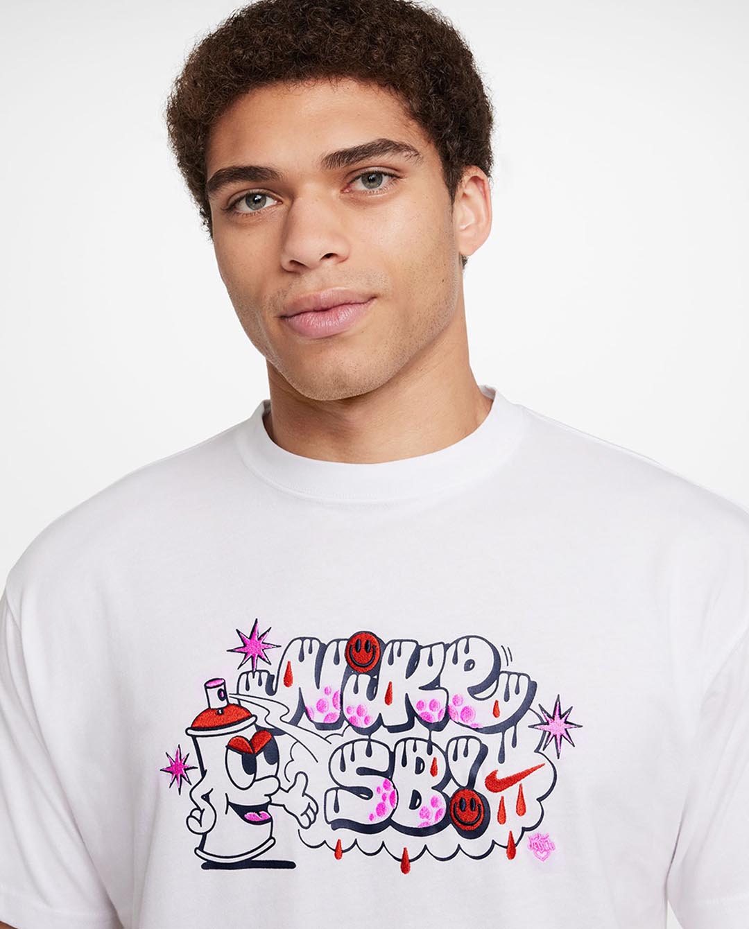 Nike SB - M90 Spray Can T-Shirt - White T-Shirts Nike   