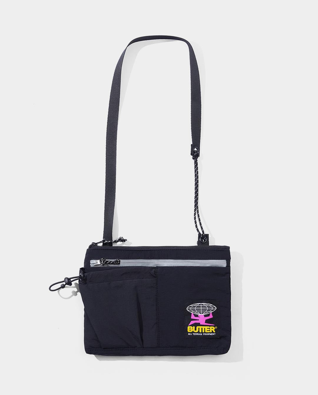 Butter Goods - Pace Side Bag - Black Bags Butter Goods   