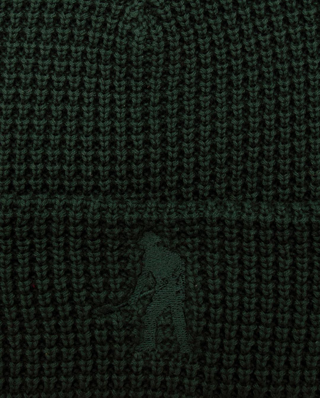 Passport - Organic Cotton Waffle Knit Beanie - Dark Green Beanie Passport   