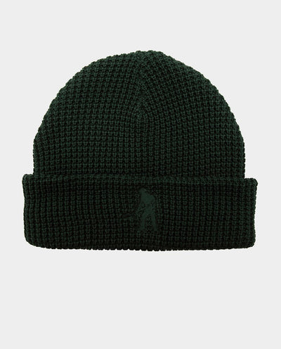 Passport - Organic Cotton Waffle Knit Beanie - Dark Green Beanie Passport   