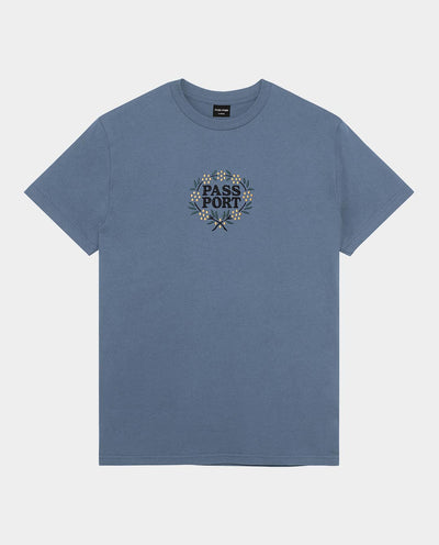 Passport - Wattle T-Shirt - Stonewash Blue T-Shirts Passport   