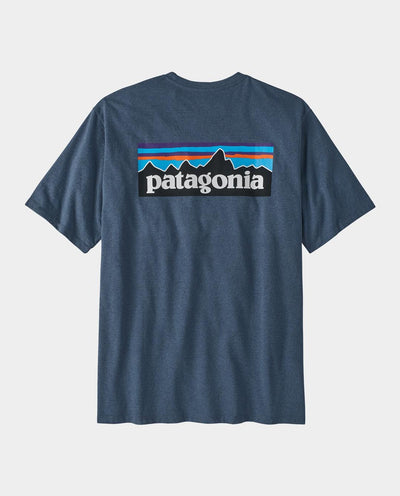 Patagonia - P-6 Logo Responsibili-Tee - Utility Blue T-Shirts Patagonia   