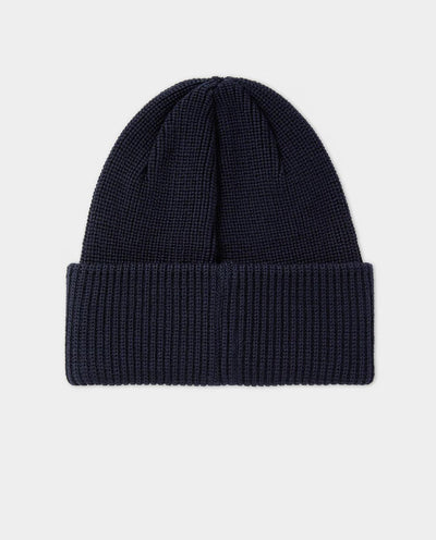 Polar - Double Fold Merino Beanie - Navy Beanie Polar