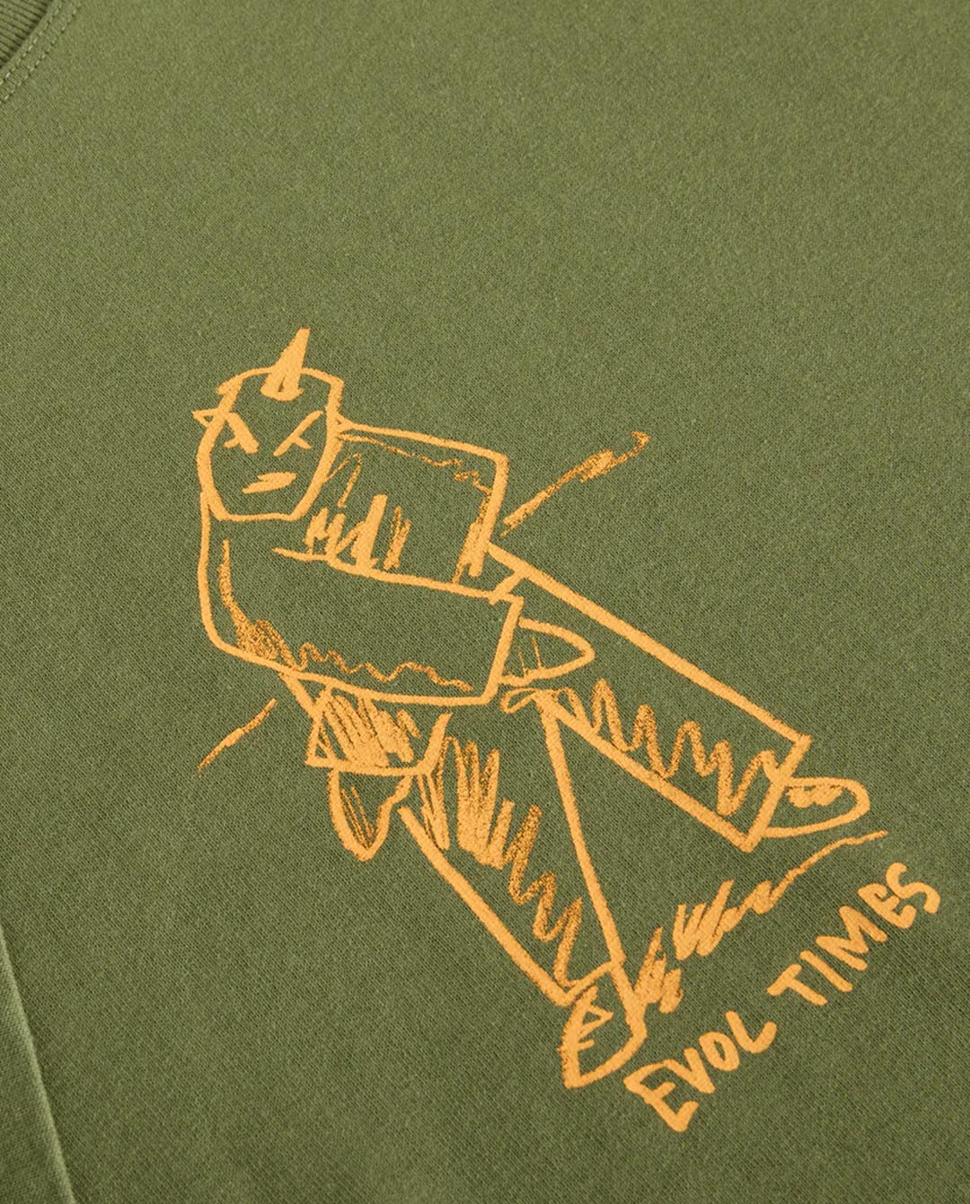 Polar - Evol Times T-Shirt - Army Green T-Shirts Polar