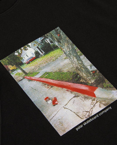 Polar - Red Curb T-Shirt - Black T-Shirts Polar   