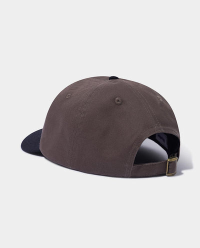 Butter Goods - Pooch 6 Panel Hat - Brown/Black Hats Butter Goods   