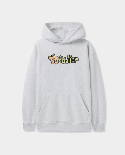 Butter Goods - Pooch Pullover Hood - Ash Hoodies Butter Goods   