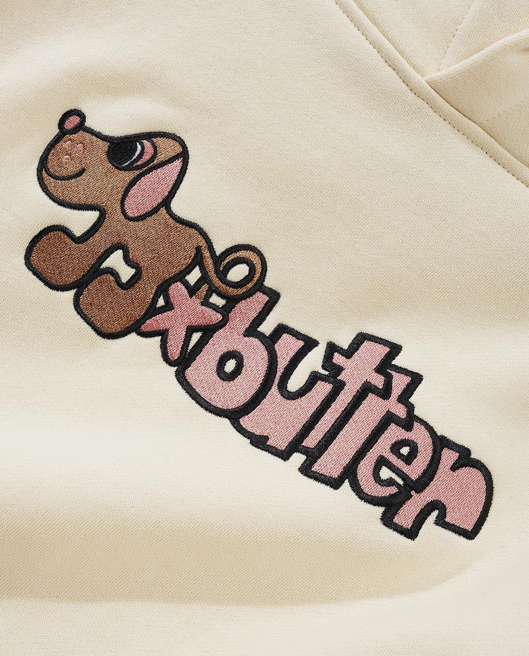 Butter Goods - Pooch Pullover Hood - Cream Hoodies Butter Goods   