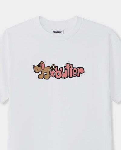 Butter Goods - Pooch T-Shirt - White T-Shirts Butter Goods   