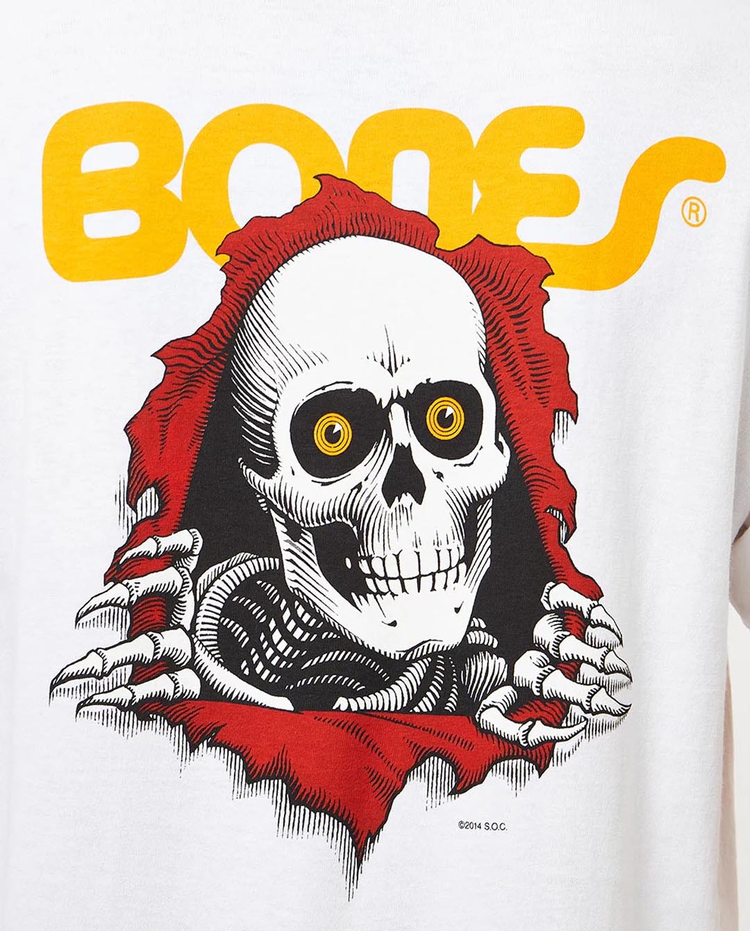 Powell Peralta - Ripper T-Shirt - White T-Shirts Powell Peralta   