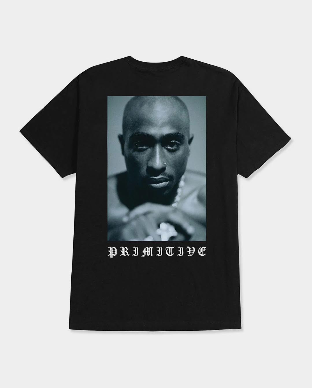 Primitive x Tupac - Royalty T-Shirt - Black T-Shirts Primitive