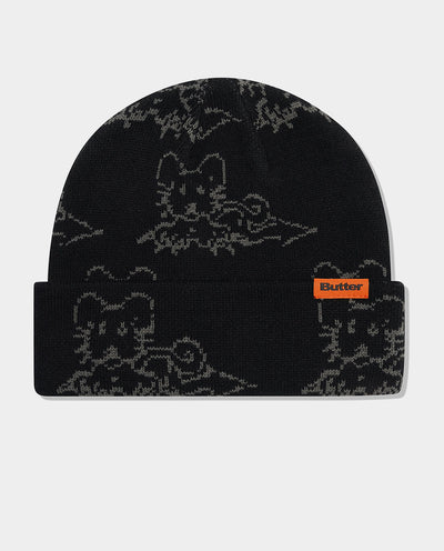 Butter Goods - Rat Beanie - Black Beanie Butter Goods