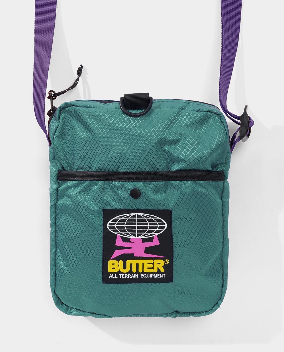 Butter Goods - Ripstop Side Bag - Teal Bags Butter Goods   