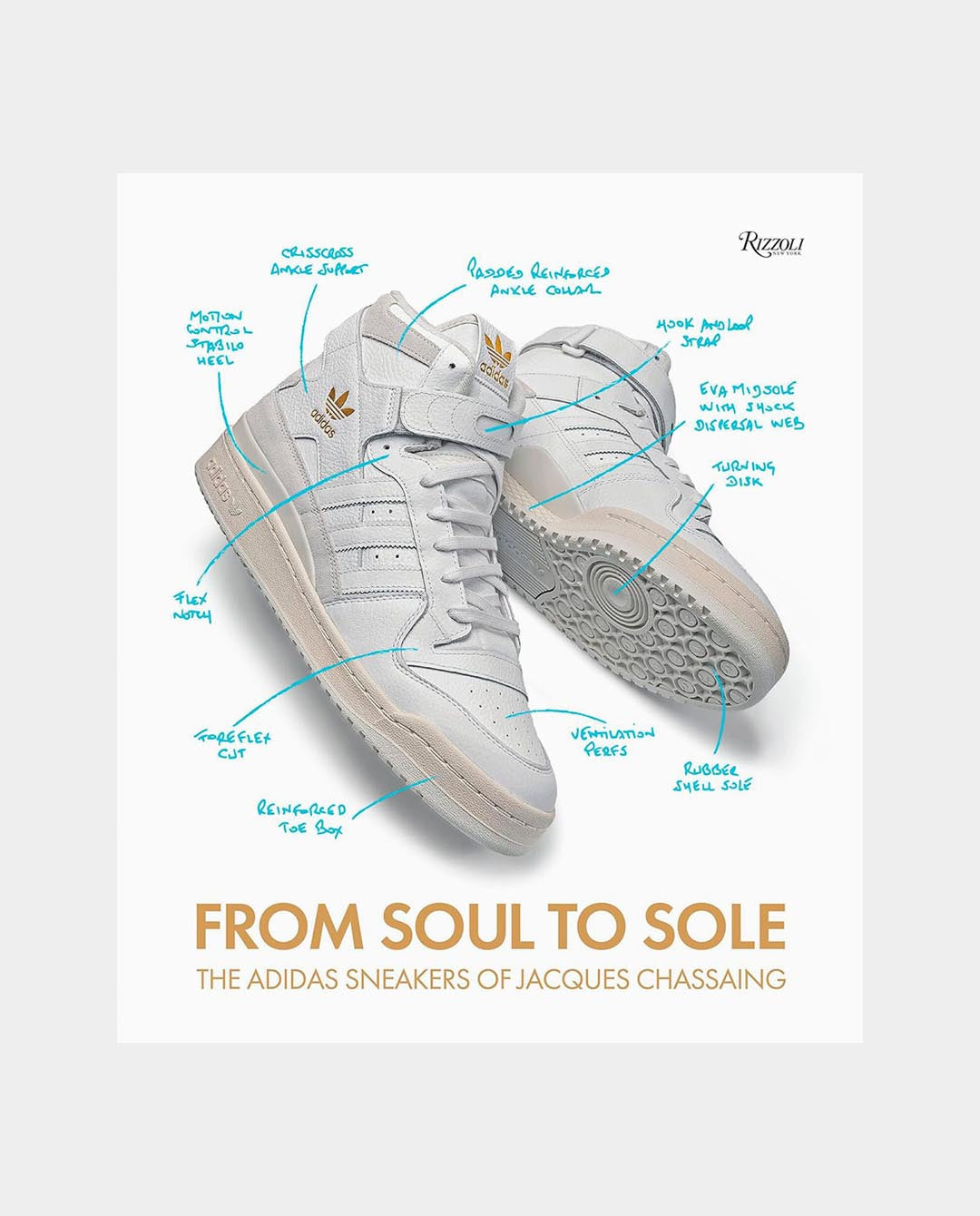 Rizzoli - Soul to Sole: The Adidas Sneakers of Jacques Chassaing Book - J Chassaing Lifestyle Rizzoli