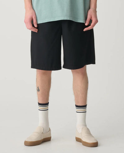 S/Double - Gentleman Walk Short - Black Shorts S/Double