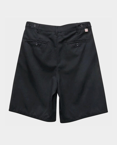 S/Double - Gentleman Walk Short - Black Shorts S/Double