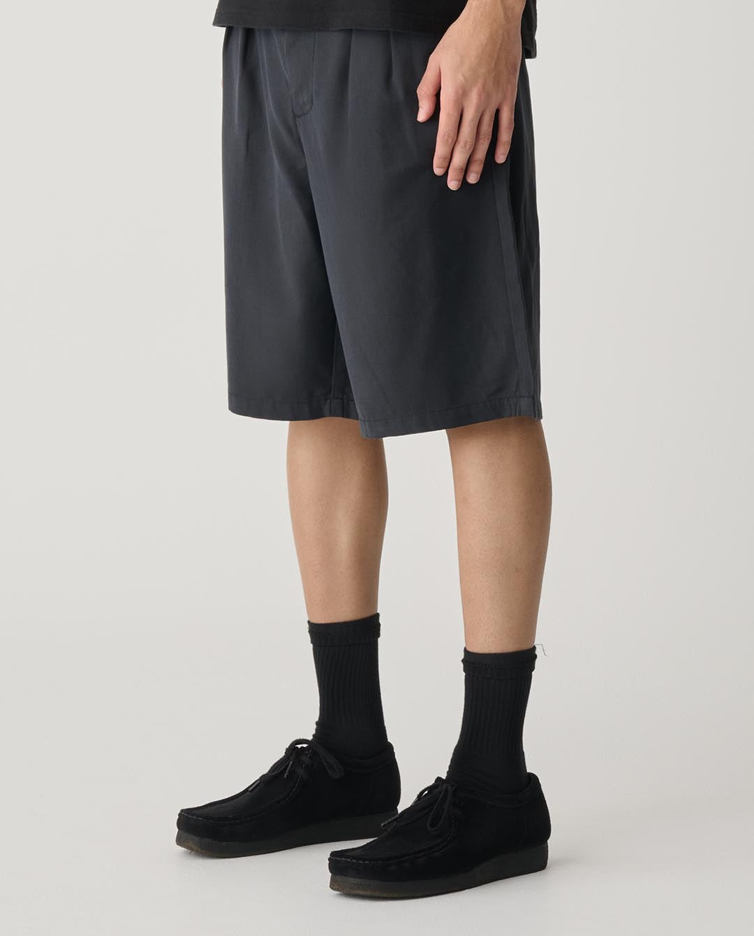 S/Double - Gentleman Walk Short - Charcoal Shorts S/Double