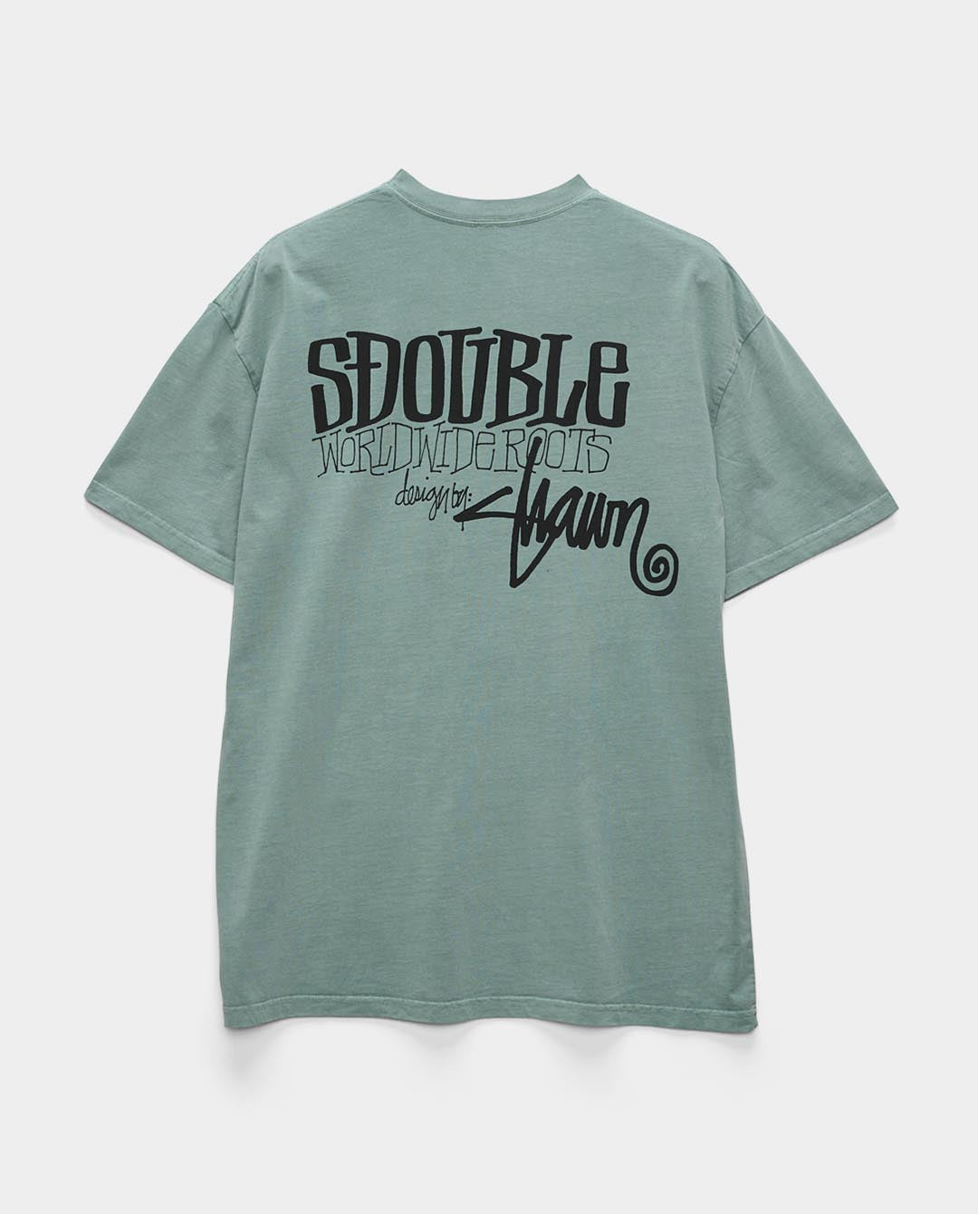 S/Double - World Wide Roots T-Shirt - Washed Sage T-Shirts S/Double