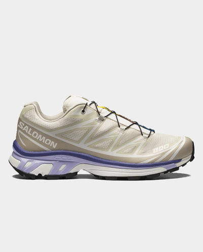 Salomon - XT-6 Shoe - Almond Milk/Silver Cloud/Liberty Shoes Salomon