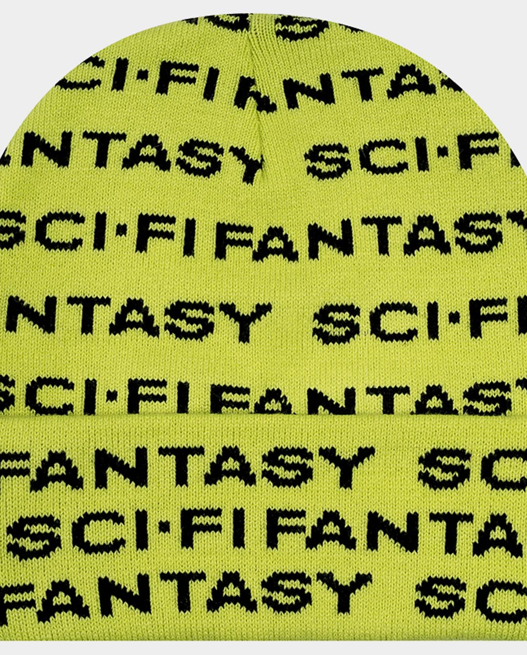 Si-Fi Fantasy - Repeat Logo Beanie - Green Beanie Sci-Fi Fantasy