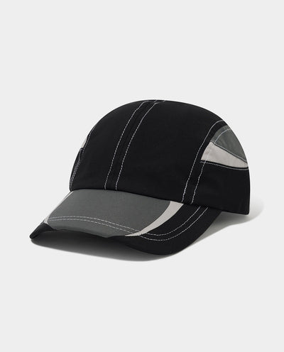 Butter Goods - Sprint 4 Panel Hat - Black Hats Butter Goods