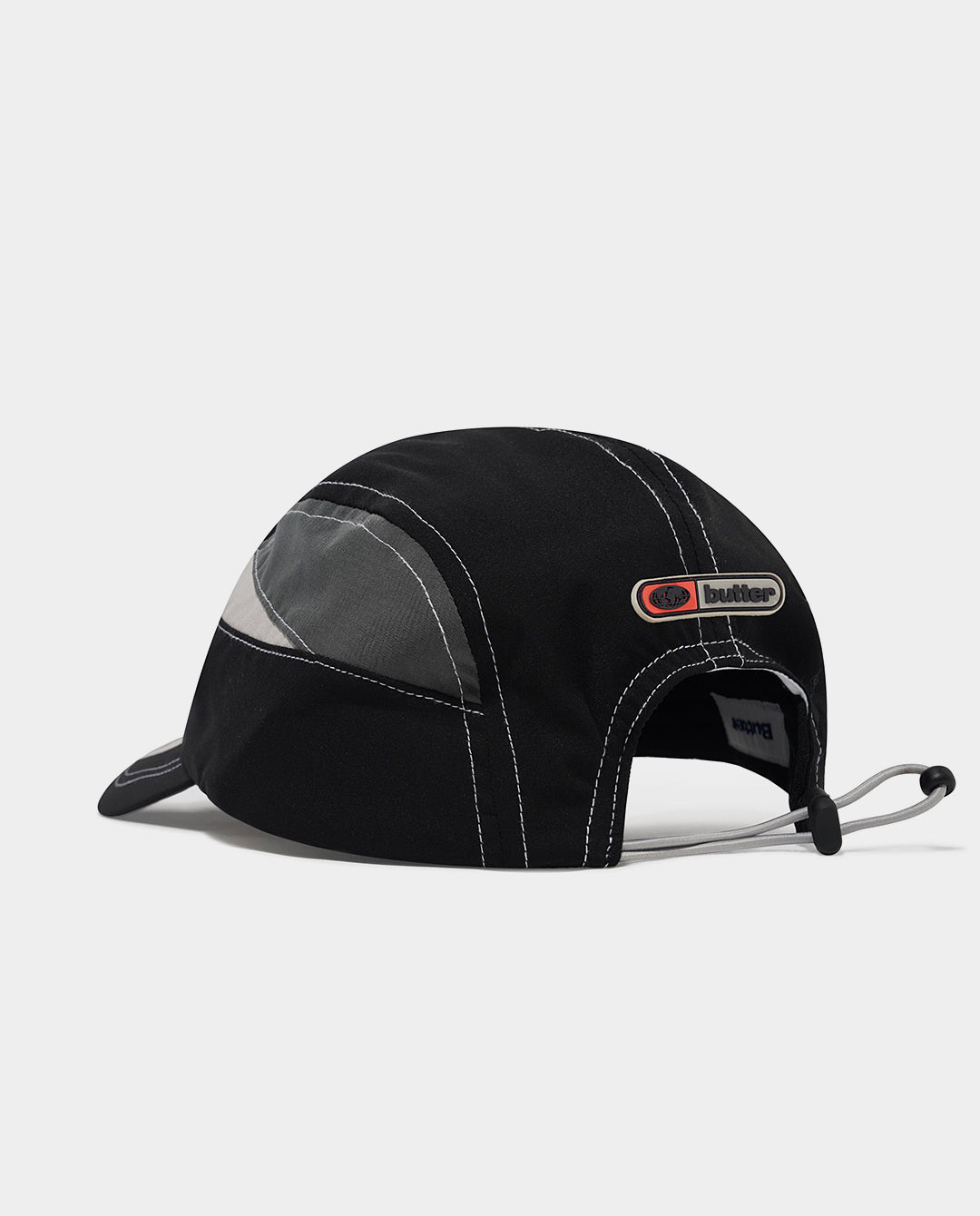 Butter Goods - Sprint 4 Panel Hat - Black Hats Butter Goods