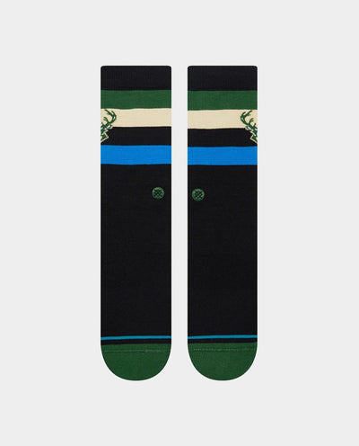 Stance - Bucks NBA Crew Sock - Dark Green Socks Stance   