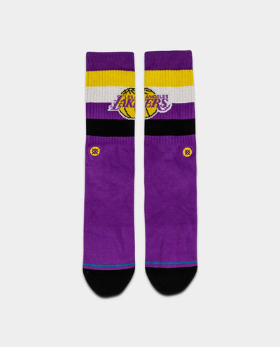 Stance - Lakers NBA Crew Sock - Purple Socks Stance   