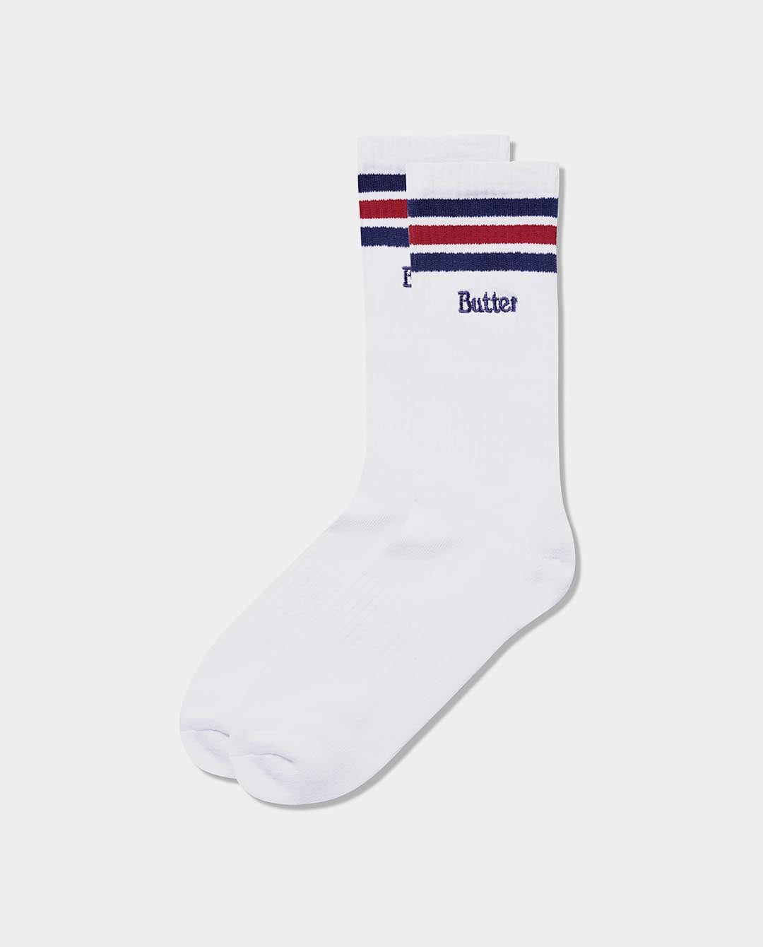 Butter Goods - Stripe Socks - White Socks Butter Goods   