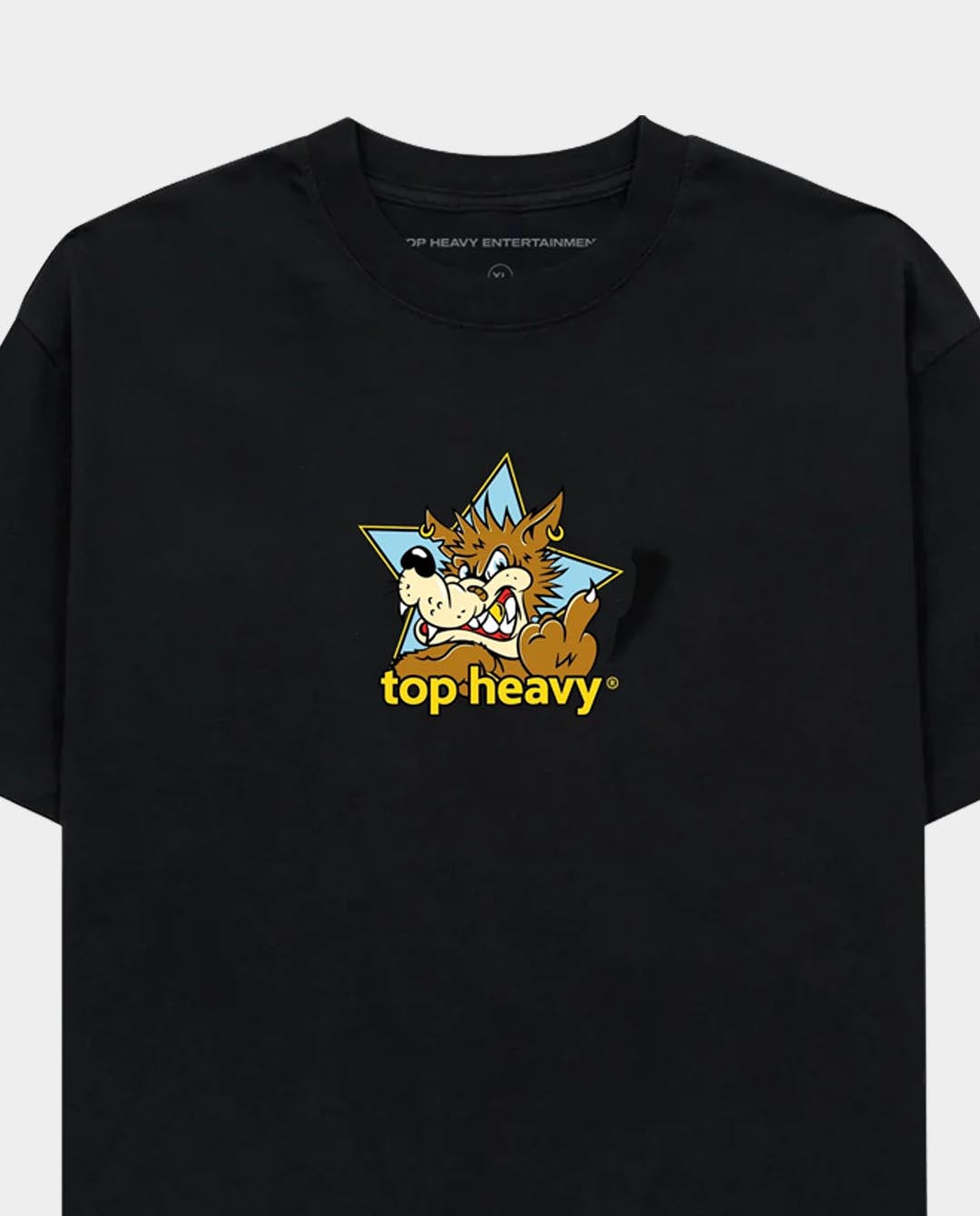 Top Heavy - Dog House T-Shirt - Black T-Shirts Top Heavy