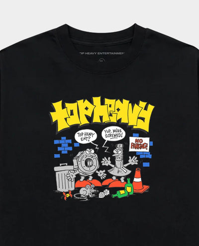 Top Heavy - Screwed T-Shirt - Black T-Shirts Top Heavy