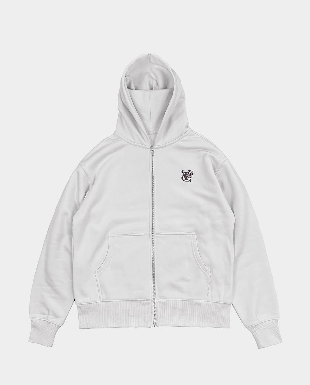 Vic - Heavyweight Zip Hood - Bone Hoodies Vic   